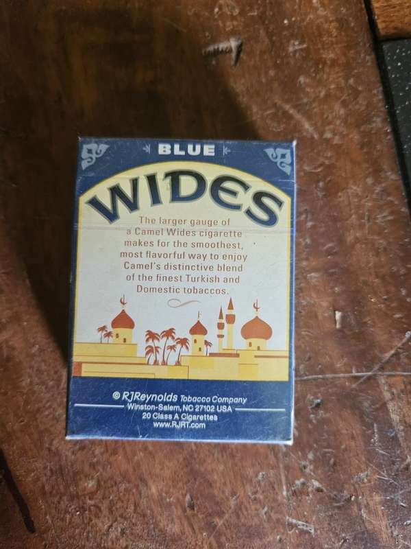 Sealed Camel Cigarettes