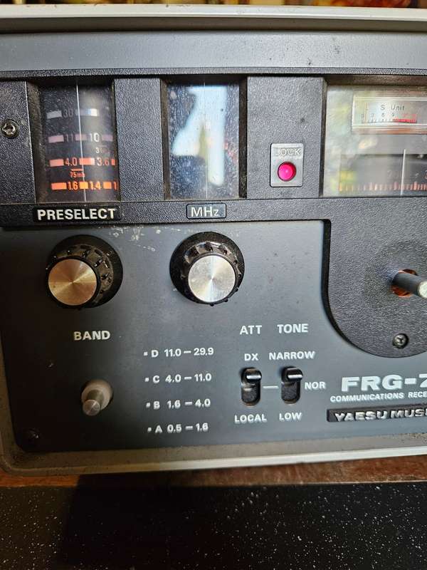Vintage Yaesu Musen Japanese Communications Receiver FRG-7