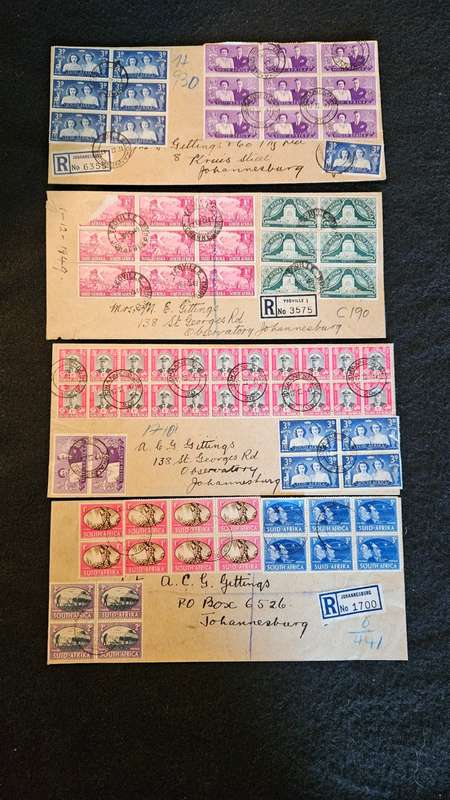Collectable Stamps on Envelopes