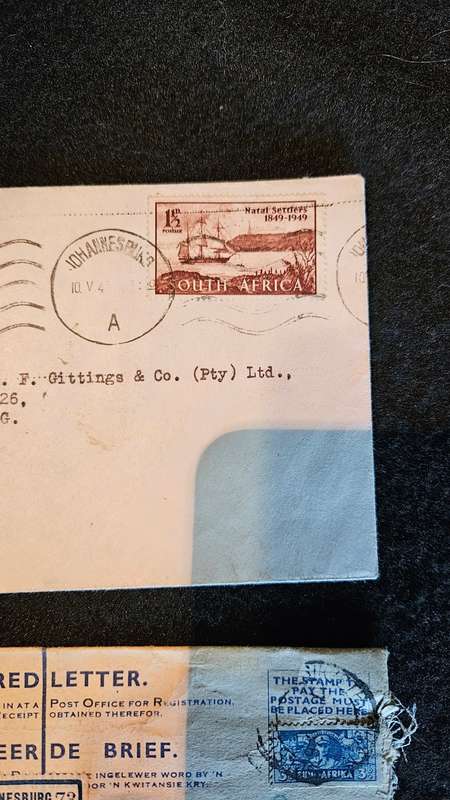 Collection of Collectable Stamps on Envelopes