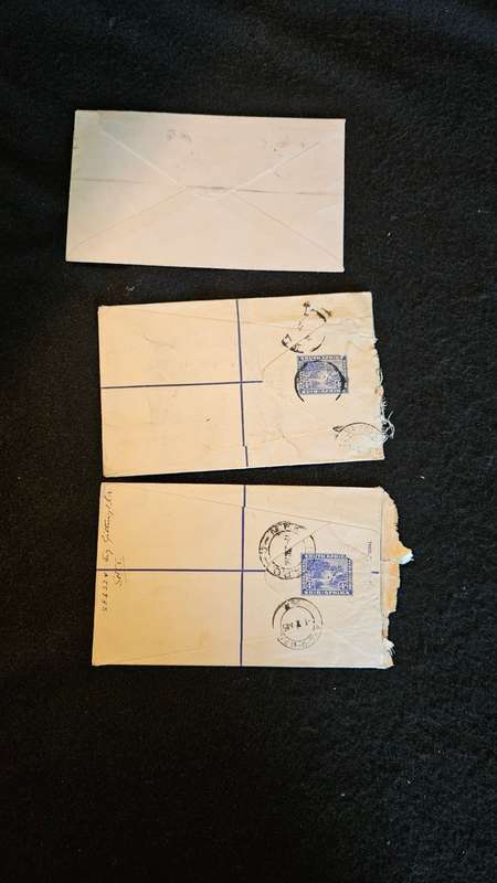 Collection of Collectable Stamps on Envelopes