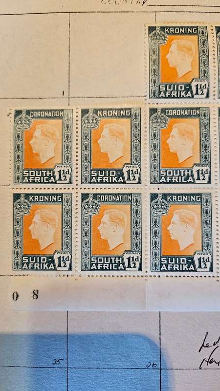 Collection of Collectable South African Stamps
