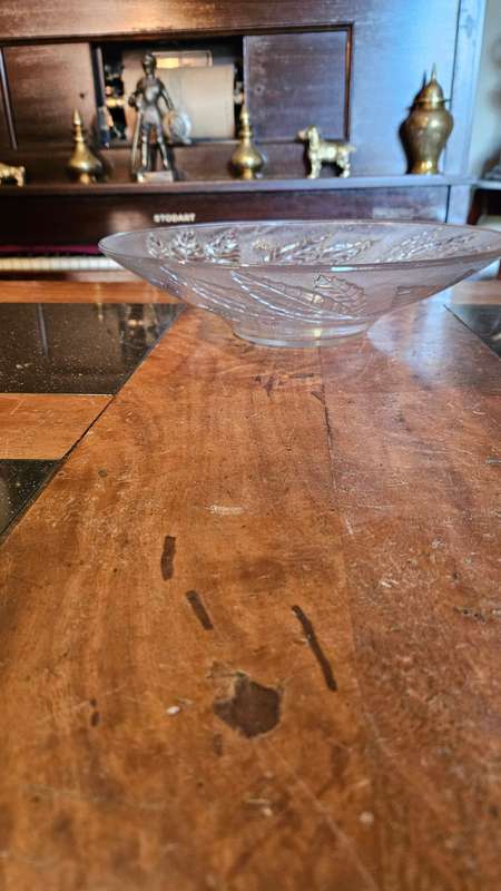 Large Glass Fruit Bowl