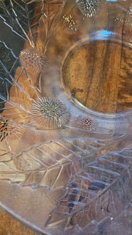 Large Glass Fruit Bowl