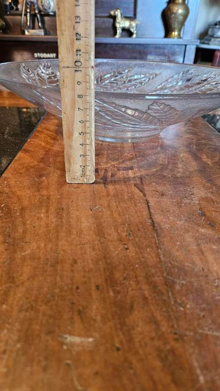 Large Glass Fruit Bowl