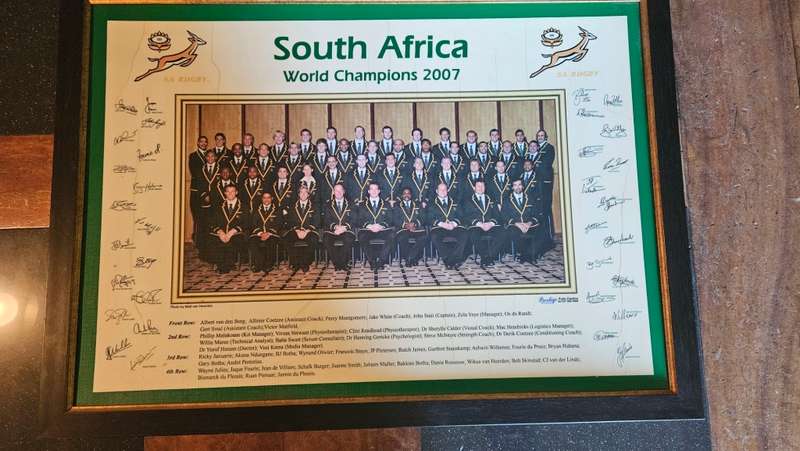 2007 World Cup Squad Print in Frame