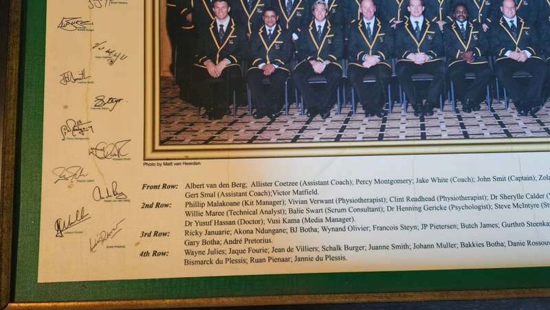 2007 World Cup Squad Print in Frame