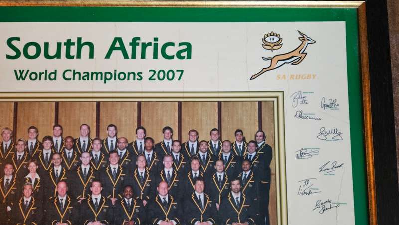 2007 World Cup Squad Print in Frame