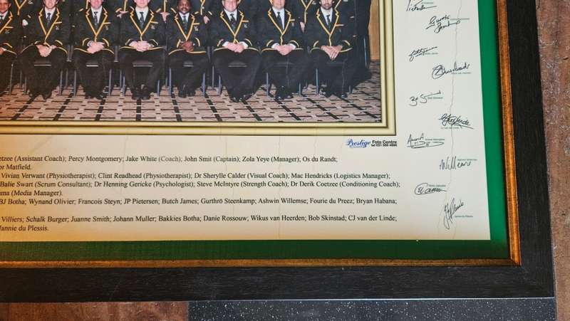 2007 World Cup Squad Print in Frame
