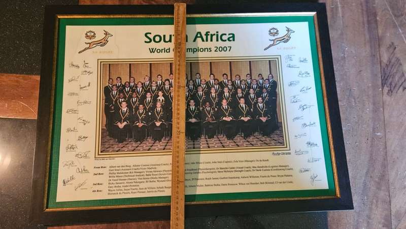 2007 World Cup Squad Print in Frame