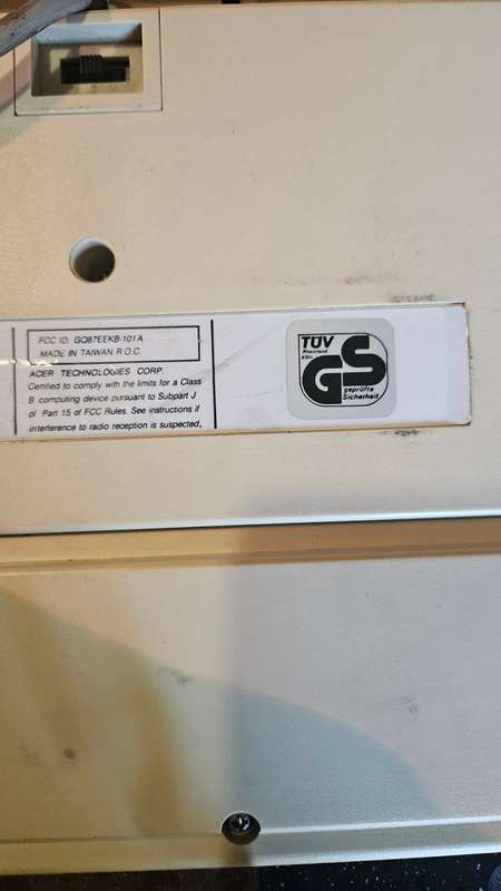 Vintage Acer Keyboard