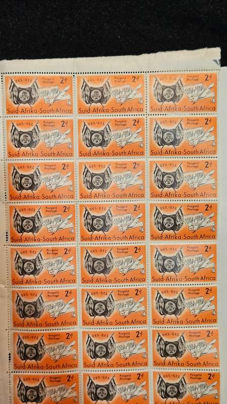 Collection of South African Stamps 1950`s
