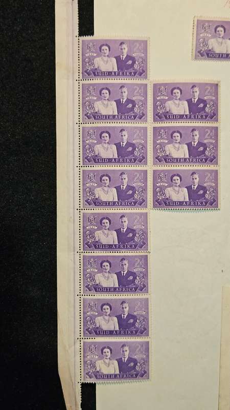 Collection of South African Stamps Plus the 1/2 d Silver Jubilee