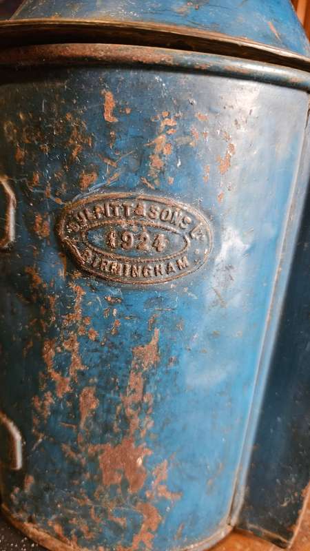 Bullpitt & Sons Antique Railway Lamp 1924
