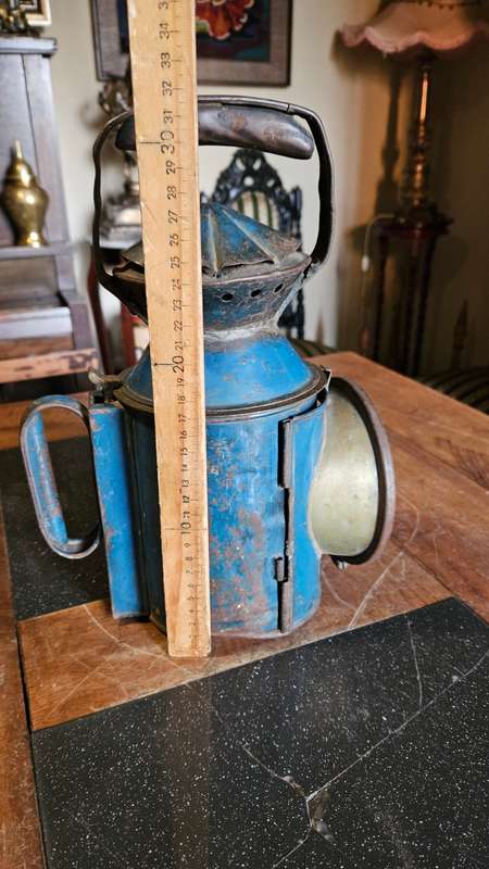 Bullpitt & Sons Antique Railway Lamp 1924