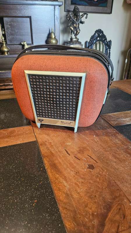 Vintage Teppaz Tourist Turntable Electric/Battery