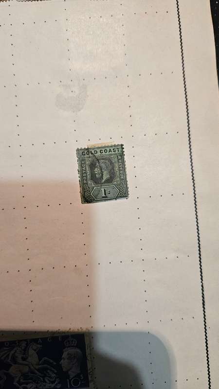 One Page Great Britain Stamps