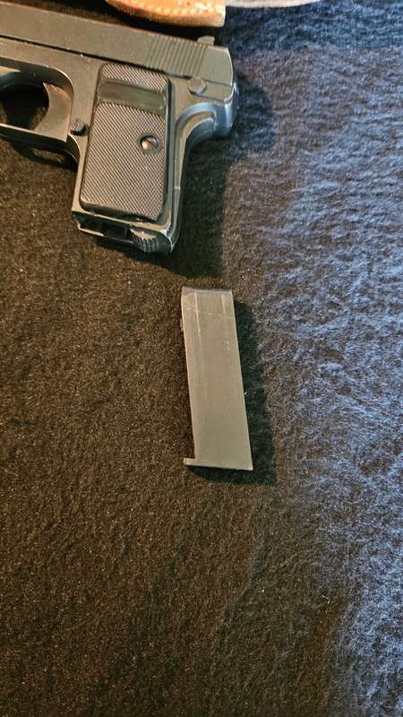 Metal BB Gun + Leather Holster