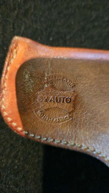 Metal BB Gun + Leather Holster