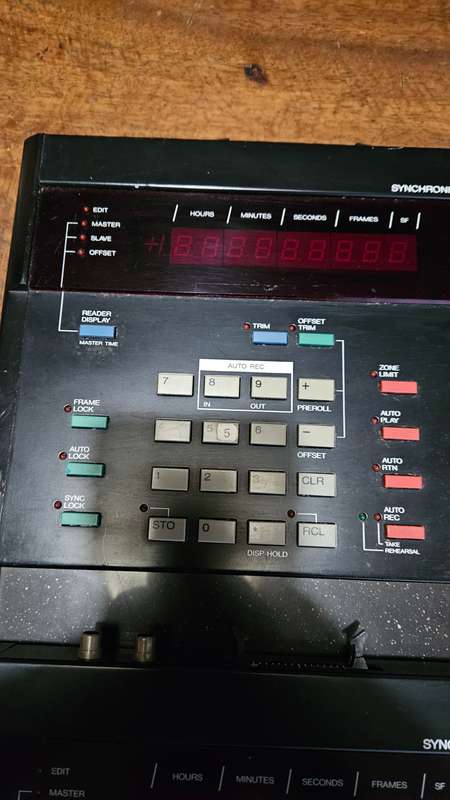 2 X Fostex Synchronizers 4035 & Remote Control Unit RMC8