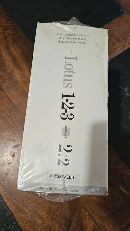 Lotus 1-2-3 Release 2.2 Sealed