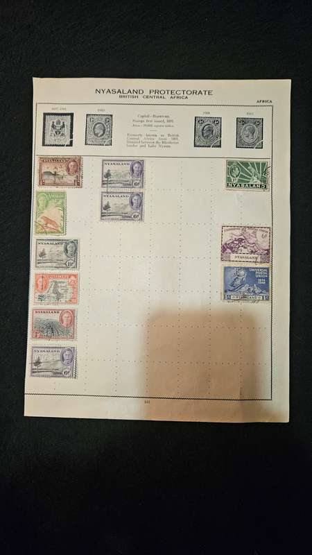 Nyasaland Protectorate Stamps