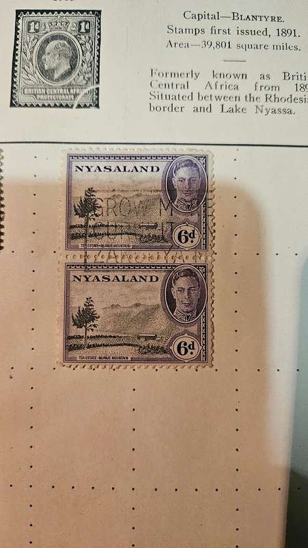 Nyasaland Protectorate Stamps