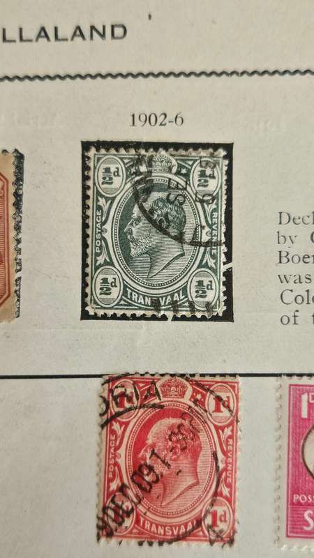 Transvaal & Basutoland Stamps