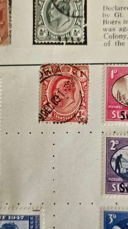 Transvaal & Basutoland Stamps