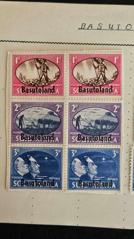 Transvaal & Basutoland Stamps