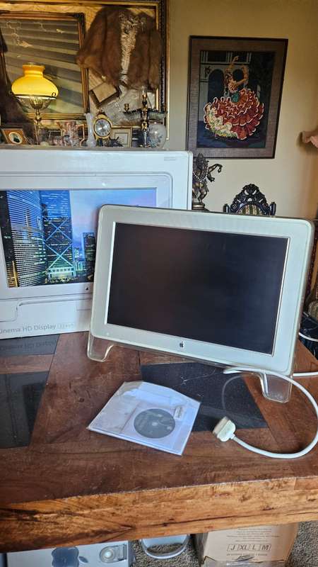 Apple 23-inch Cinema HD Display Monitor.