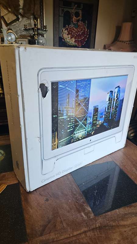 Apple 23-inch Cinema HD Display Monitor.