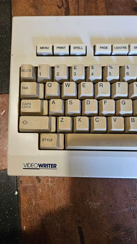 Video Writer Word Processor Keyboard