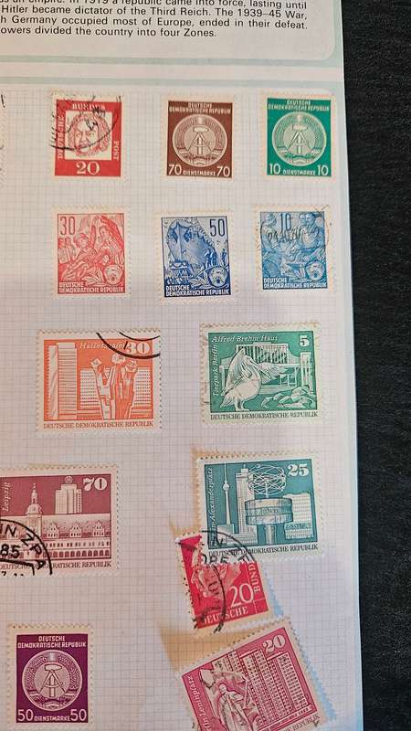 Rumania & Germany Stamps