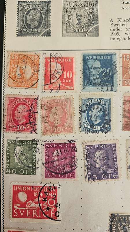 Collectable Stamps of Sweden