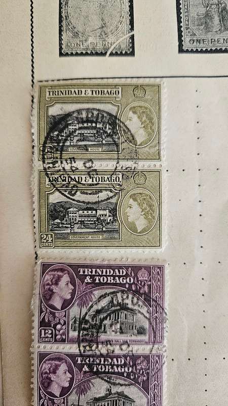 Victoria Tobago & 1 Transvaal Stamp