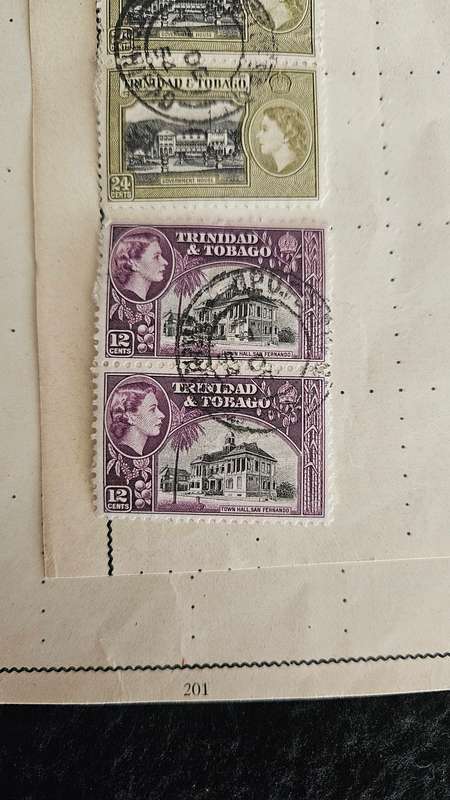 Victoria Tobago & 1 Transvaal Stamp