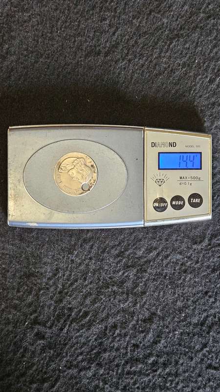 Silver 1966 South African R1 Coin
