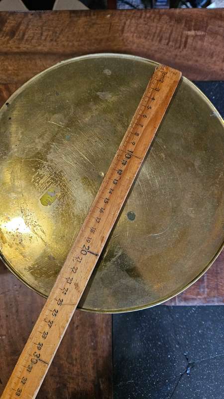 Two Large Brass Planters