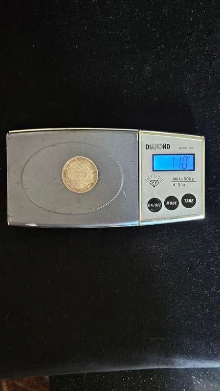 1906 Zwei Mark 90% Silver Coin