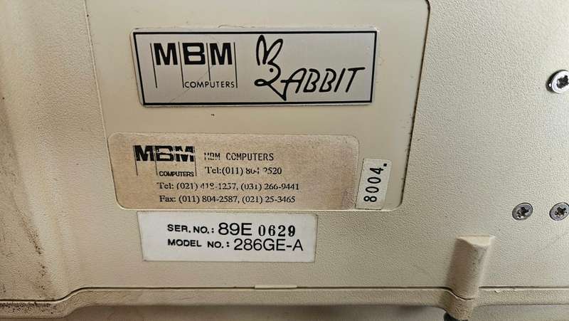 Vintage Dataworld Portocomp 2 PC 286 GE-A