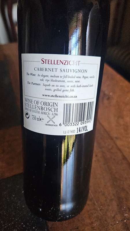Stellenzicht Golden Triangle Cabernet Sauvignon 2001