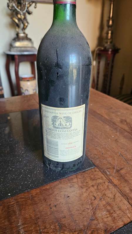 1986 Groot Constantia Pinotage Estate Wine