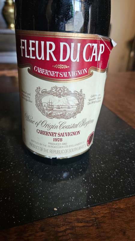 1978 Fleur De Cap Cabernet Sauvignon
