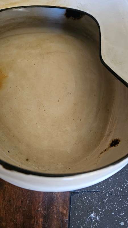 Vintage Enamel Bedpan