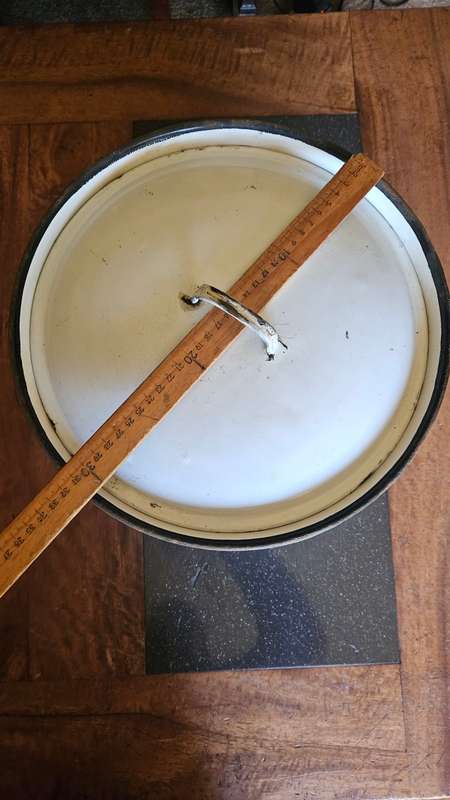 Vintage Enamel Bucket