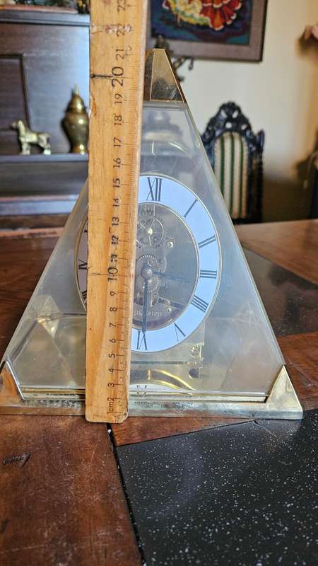 Vintage Plastic Mantle Clock