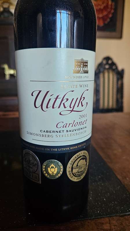 2001 Uitkyk Carlonet Cabernet Sauvignon