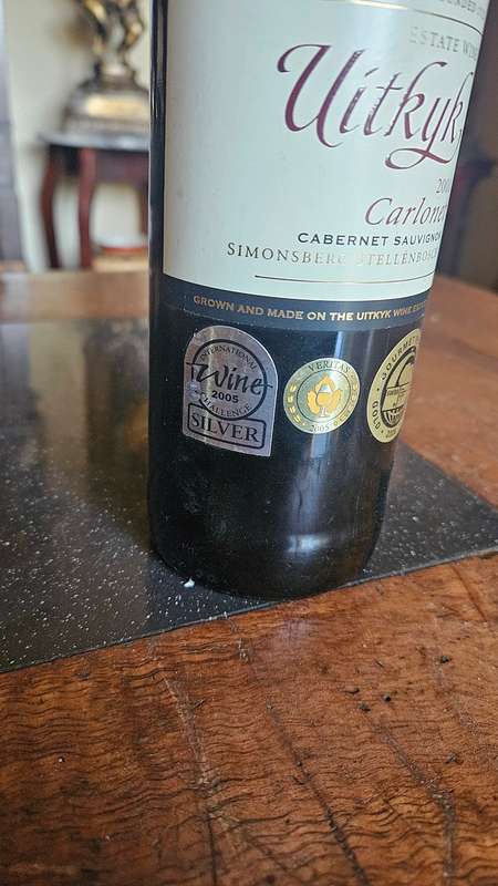 2001 Uitkyk Carlonet Cabernet Sauvignon