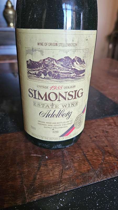 1988 Simonsberg Adelberg Estate Wine